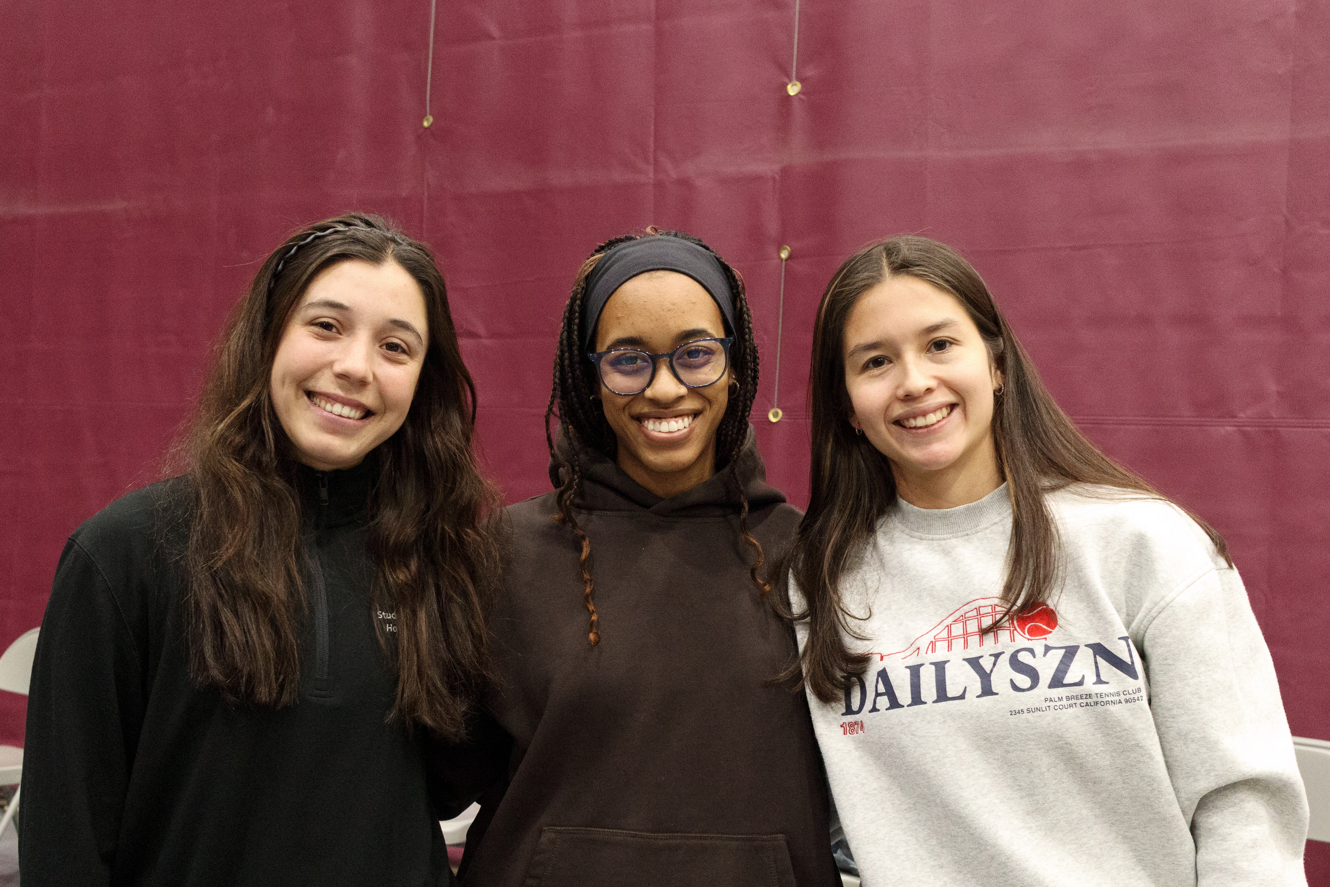 Students and staff at the Wellness Fair